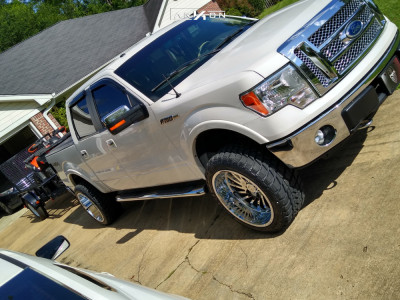 1 2012 F 150 Ford Rough Country Suspension Lift 3in Arkon Off Road Caesar Chrome