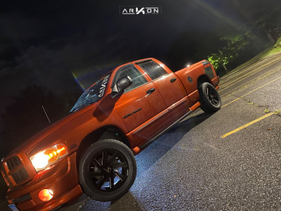 2005 Dodge Ram 1500 - 20x9 1mm - ARKON OFF-ROAD Lincoln - Stock Suspension - 32" x 11.5"