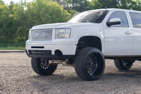 1 2011 Sierra 1500 Gmc Rough Country Suspension Lift 75in Arkon Off Road Crown Series Triumph Machined Accents