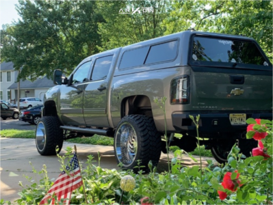 1 2009 Silverado 1500 Chevrolet Superlift Suspension Lift 8in Arkon Off Road Crown Series Victory Chrome
