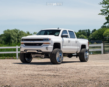 1 2017 Silverado 1500 Chevrolet Mcgaughys Suspension Lift 7in Arkon Off Road Crown Series Victory Chrome