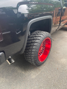 1 2015 Sierra 1500 Gmc Rough Country Suspension Lift 7in Arkon Off Road Crown Series Victory Red