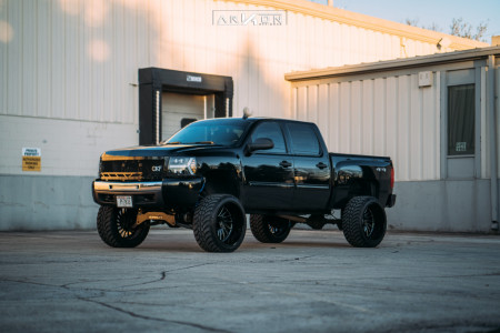 1 2010 Silverado 1500 Chevrolet Superlift Suspension Lift 8in Arkon Off Road Caesar Black