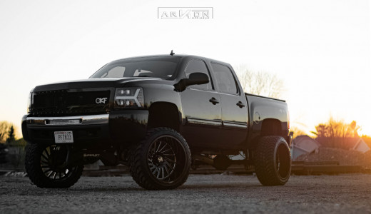 1 2010 Silverado 1500 Chevrolet Superlift Suspension Lift 8in Arkon Off Road Caesar Black