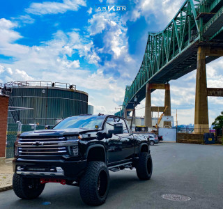 1 2020 Silverado 2500 Hd Chevrolet Rough Country Suspension Lift 9in Arkon Off Road Crown Series Victory Black