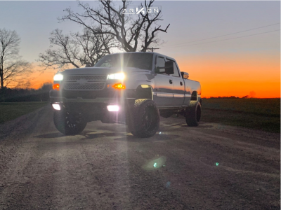 1 2006 Silverado 2500 Hd Chevrolet Rough Country Suspension Lift 6in Arkon Off Road Caesar Machined Black
