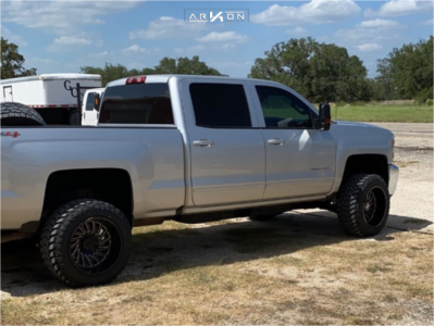 1 2017 Silverado 2500 Hd Chevrolet Readylift Suspension Lift 35in Arkon Off Road Caesar Black
