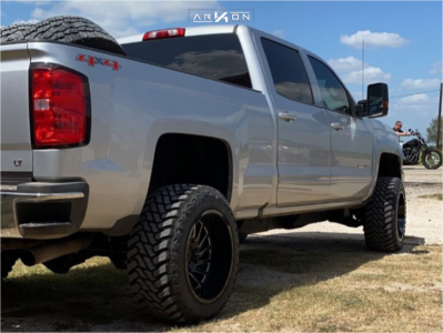 1 2017 Silverado 2500 Hd Chevrolet Readylift Suspension Lift 35in Arkon Off Road Caesar Black