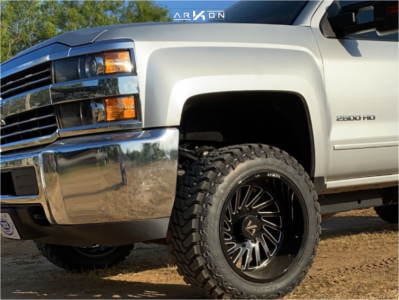 1 2017 Silverado 2500 Hd Chevrolet Readylift Suspension Lift 35in Arkon Off Road Caesar Black