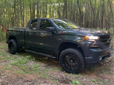 1 2019 Silverado 1500 Chevrolet Superlift Suspension Lift 3in Arkon Off Road Caesar Black
