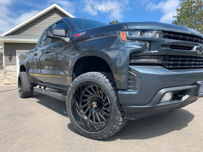 1 2019 Silverado 1500 Chevrolet Superlift Suspension Lift 3in Arkon Off Road Caesar Black