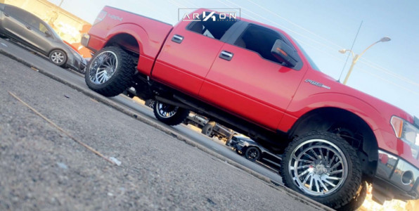 1 2011 F 150 Ford Rough Country Suspension Lift 6in Arkon Off Road Caesar Chrome