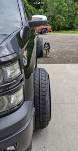 1 2015 Silverado 1500 Chevrolet Belltech Lowered 2f 4r Arkon Off Road Crown Series Triumph Black