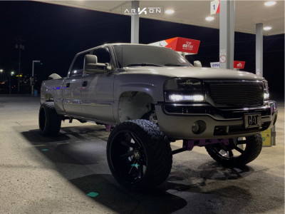2004 GMC Sierra 2500 - 24x14 -76mm - ARKON OFF-ROAD Lincoln - Suspension Lift 6" - 35" x 13.5"