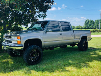 1 2000 K2500 Chevrolet Pro Comp Suspension Lift 65in Arkon Off Road Caesar Black