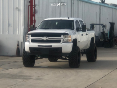 1 2013 Silverado 1500 Chevrolet Mcgaughys Suspension Lift 9in Arkon Off Road Lincoln Black