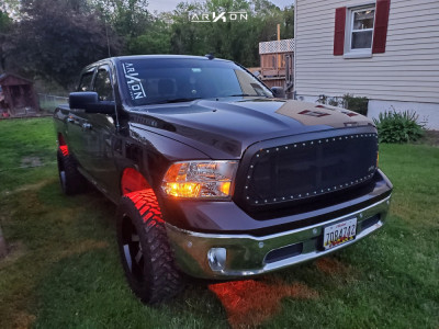 2017 Ram 1500 - 20x10 -25mm - ARKON OFF-ROAD Lincoln - Leveling Kit - 33" x 12.5"