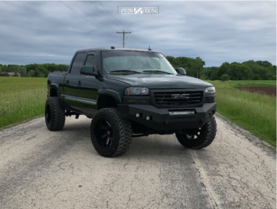 2005 GMC Sierra 1500 - 20x12 -51mm - ARKON OFF-ROAD Lincoln - Suspension Lift 6" - 35" x 12.5"