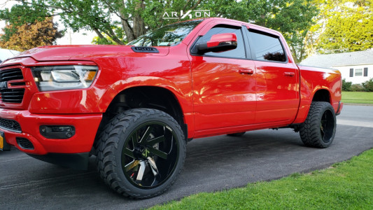 1 2019 1500 Ram Rough Country Suspension Lift 35in Arkon Off Road Lincoln Black