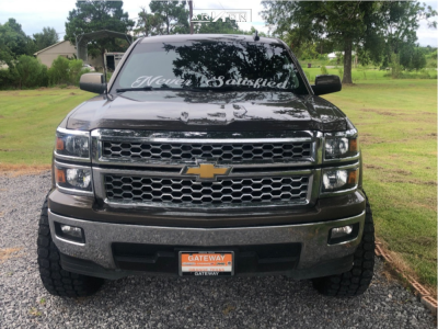 1 2015 Silverado 1500 Chevrolet Superlift Suspension Lift 65in Arkon Off Road Lincoln Machined Black