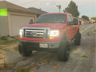 1 2011 F 150 Ford Trail Master Suspension Lift 9in Arkon Off Road Roosevelt Machined Black