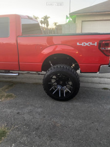 1 2011 F 150 Ford Trail Master Suspension Lift 9in Arkon Off Road Roosevelt Machined Black