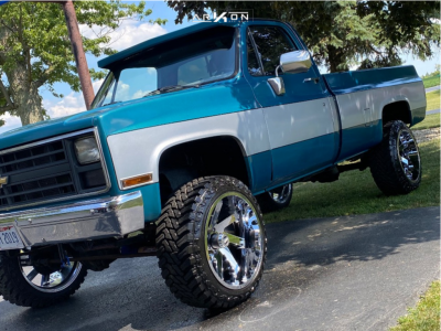 1 1986 K10 Pickup Chevrolet Skyjacker Suspension Lift 25in Arkon Off Road Lincoln Chrome