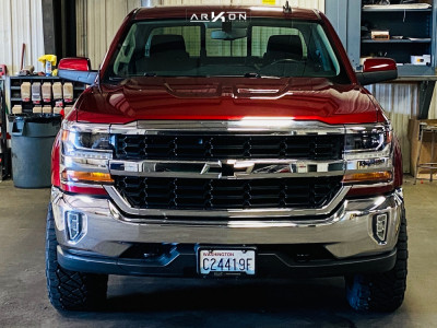 1 2016 Silverado 1500 Chevrolet Motofab Suspension Lift 25in Arkon Off Road Roosevelt Black