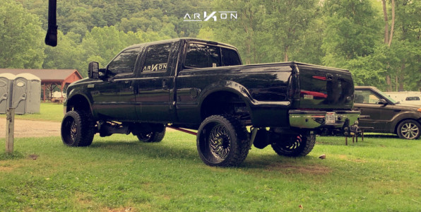 1 2006 F 250 Super Duty Ford Readylift Suspension Lift 6in Arkon Off Road Crown Series Victory Black