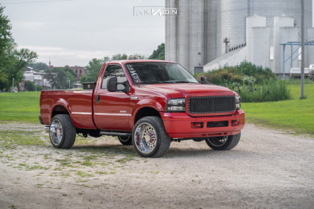 1 2005 F 250 Super Duty Ford Stock Air Suspension Arkon Off Road Crown Series Triumph Chrome