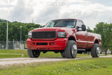 1 2005 F 250 Super Duty Ford Stock Air Suspension Arkon Off Road Crown Series Triumph Chrome