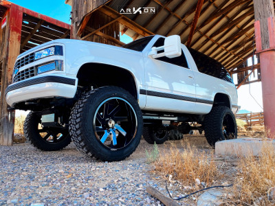 1 1993 Blazer Chevrolet Superlift Stock Arkon Off Road Lincoln Black