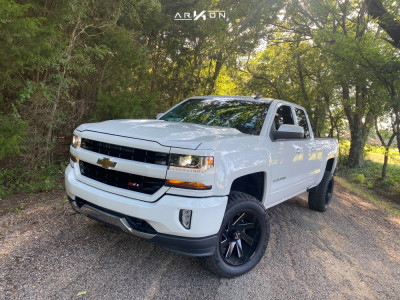 1 2016 1500 Chevrolet Pro Comp Leveling Kit Arkon Off Road Lincoln Black