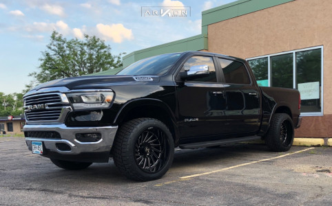 2019 Ram 1500 - 22x12 -51mm - ARKON OFF-ROAD Caesar - Leveling Kit - 33" x 12.5"