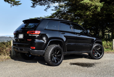 1 2014 Grand Cherokee Jeep Laredo Rough Country Suspension Lift 25in Arkon Off Road Lincoln Machined Black