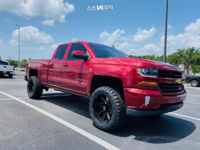 1 2018 Silverado 1500 Chevrolet Superlift Suspension Lift 35in Arkon Off Road Lincoln Black