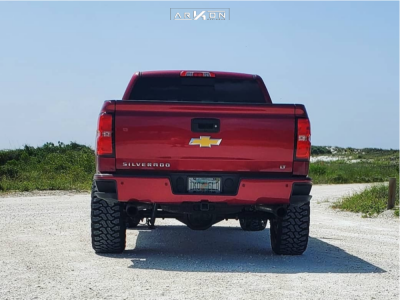 1 2018 Silverado 1500 Chevrolet Superlift Suspension Lift 35in Arkon Off Road Lincoln Black