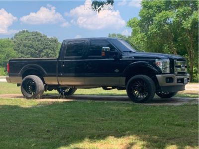 2011 Ford F-250 Super Duty - 24x14 -81mm - ARKON OFF-ROAD Caesar - Stock Suspension - 305/35R24