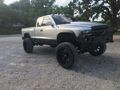 1 2002 Dakota Dodge Rancho Suspension Lift 3in Arkon Off Road Lincoln Black Milled