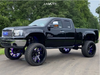 2011 GMC Sierra 1500 - 26x14 -81mm - ARKON OFF-ROAD Lincoln - Suspension Lift 12" - 38" x 15.5"