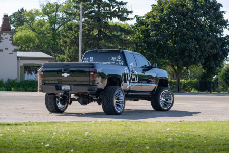 1 2015 Silverado 1500 Chevrolet Rough Country Suspension Lift 7in Arkon Off Road Roosevelt Chrome