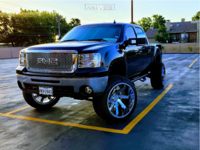 1 2011 Sierra 1500 Gmc Rough Country Suspension Lift 75in Arkon Off Road Lincoln Chrome