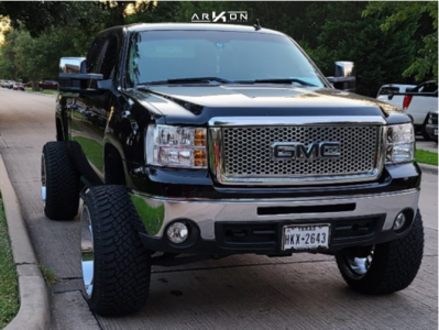 1 2011 Sierra 1500 Gmc Rough Country Suspension Lift 75in Arkon Off Road Lincoln Chrome