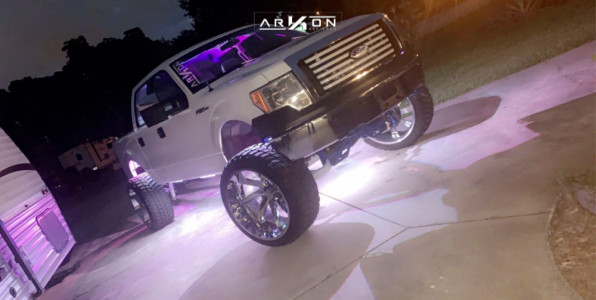 1 2014 F 150 Ford Rough Country Suspension Lift 8in Arkon Off Road Lincoln Chrome