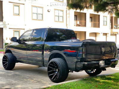 1 2014 1500 Ram Pro Comp Leveling Kit Arkon Off Road Roosevelt Black Milled