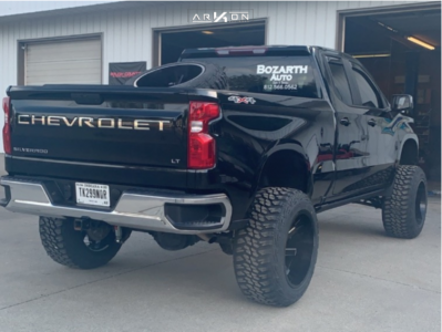 1 2019 Silverado 1500 Chevrolet Mcgaughys Suspension Lift 10in Arkon Off Road Lincoln Black