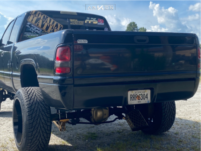 1 2001 Ram 2500 Dodge Bilstein Suspension Lift 3in Arkon Off Road Caesar Black Milled