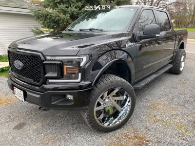 2019 Ford F-150 - 22x12 -51mm - ARKON OFF-ROAD Lincoln - Leveling Kit - 33" x 12.5"