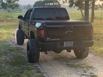 1 2010 Silverado 1500 Chevrolet Rough Country Suspension Lift 75in Arkon Off Road Lincoln Black