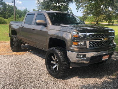1 2015 Silverado 1500 Chevrolet Superlift Suspension Lift 65in Arkon Off Road Lincoln Machined Black